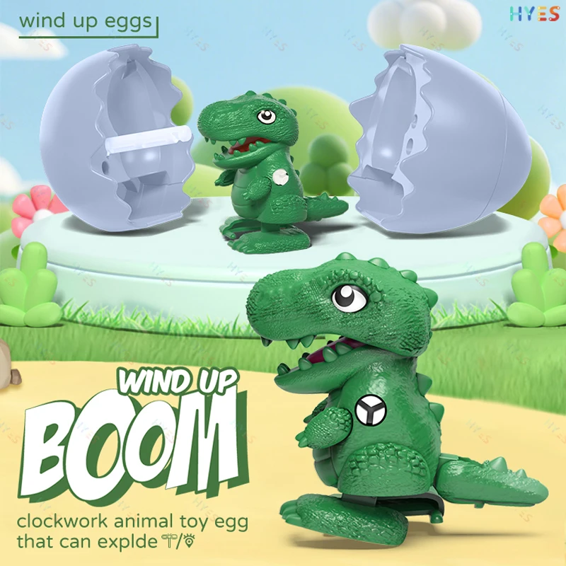 

HYES динозавр, прыгающее яйцо, заводные игрушки, детские забавные милые динозавры, домашние животные, инкубатор для яиц, заводная игрушка, подарки на Рождество, Пасху