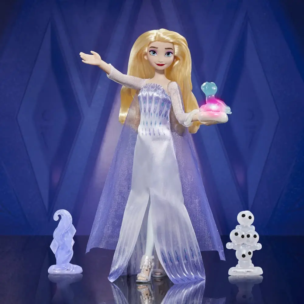 Disney Frozen Elsa Doll and Talking Friends with Sounds and Sayings Sound and Light Interactive Dolls Girl Doll Birthday Present