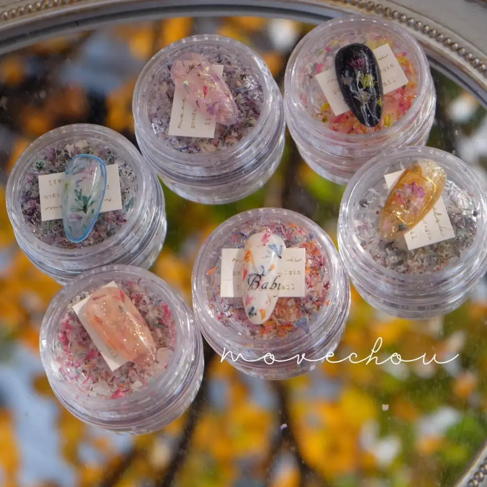 

3D Nail Decoration Eco-friendly Nail Art Charm Dried Flower Decoration Decorative Nail Beauty Nail Art Charm
