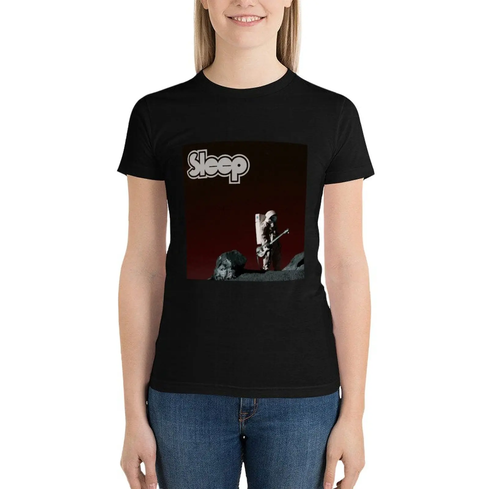 

Sleep - 'The Sciences' Bass Astronaut T-Shirt Female clothing graphics womans clothing