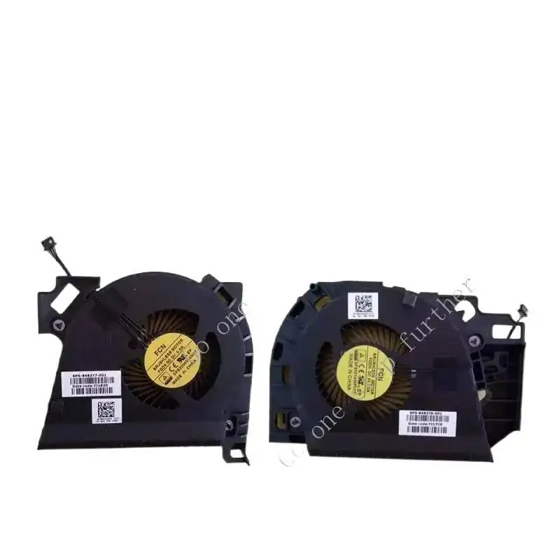 

New for Zbook 17 G3 N16E Laptop CPU GPU SPS848378 -001 Cooling Fan GPU CPU Cooler Fan 84 8378-001 848377 -001 #*