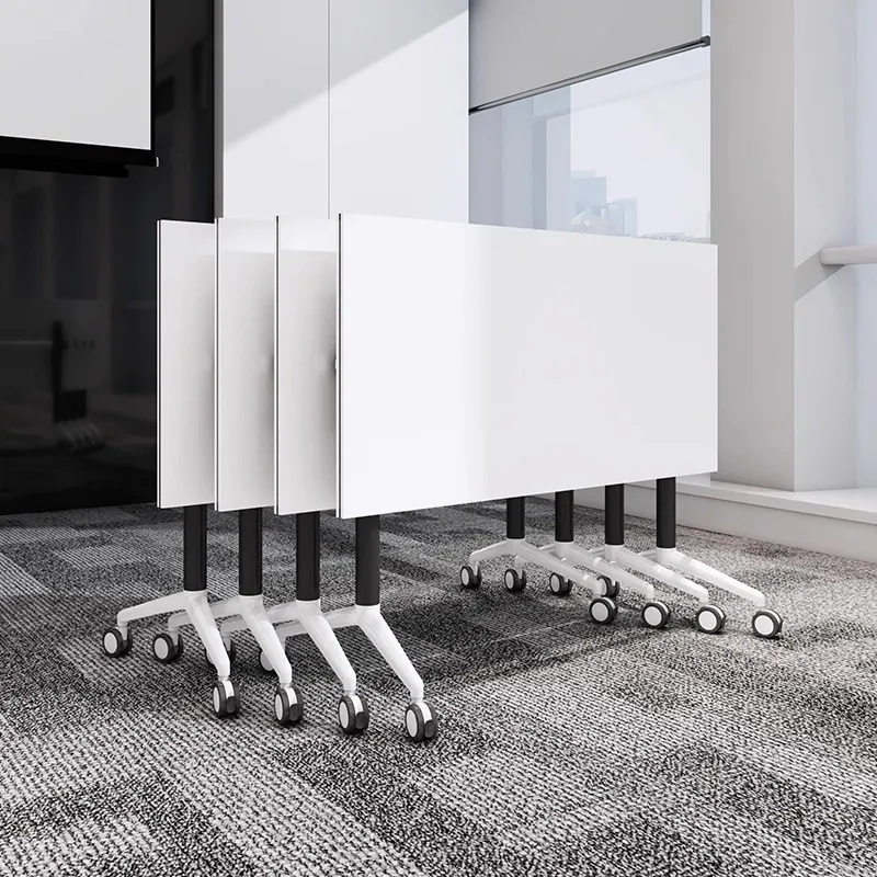 Conference Table,Cheap Office Furniture Conference Meeting Room Table I Shaped Desk Adult School Modular Foldable Training Table