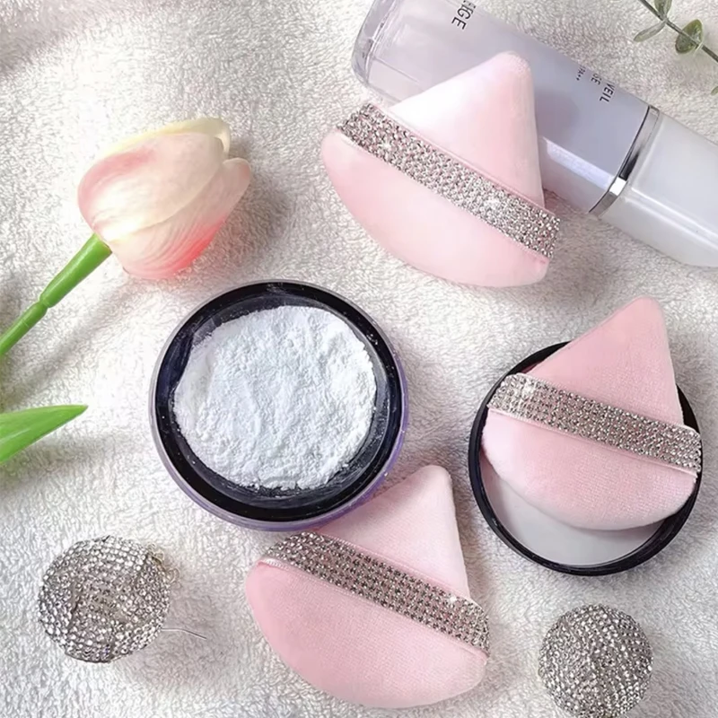 Éponges de poudre triangulaires en diamant, 6 pièces, éponge douce et lisse, beauté du visage, accessoires cosmétiques pour femmes, outil de maquillage