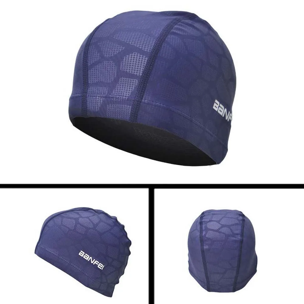 Long Hair Men&Women Adults Unisex Hat Waterproof Bathing Fabric Turban Diving Hat Ear Protect Swim Pool Hat Swimming Caps