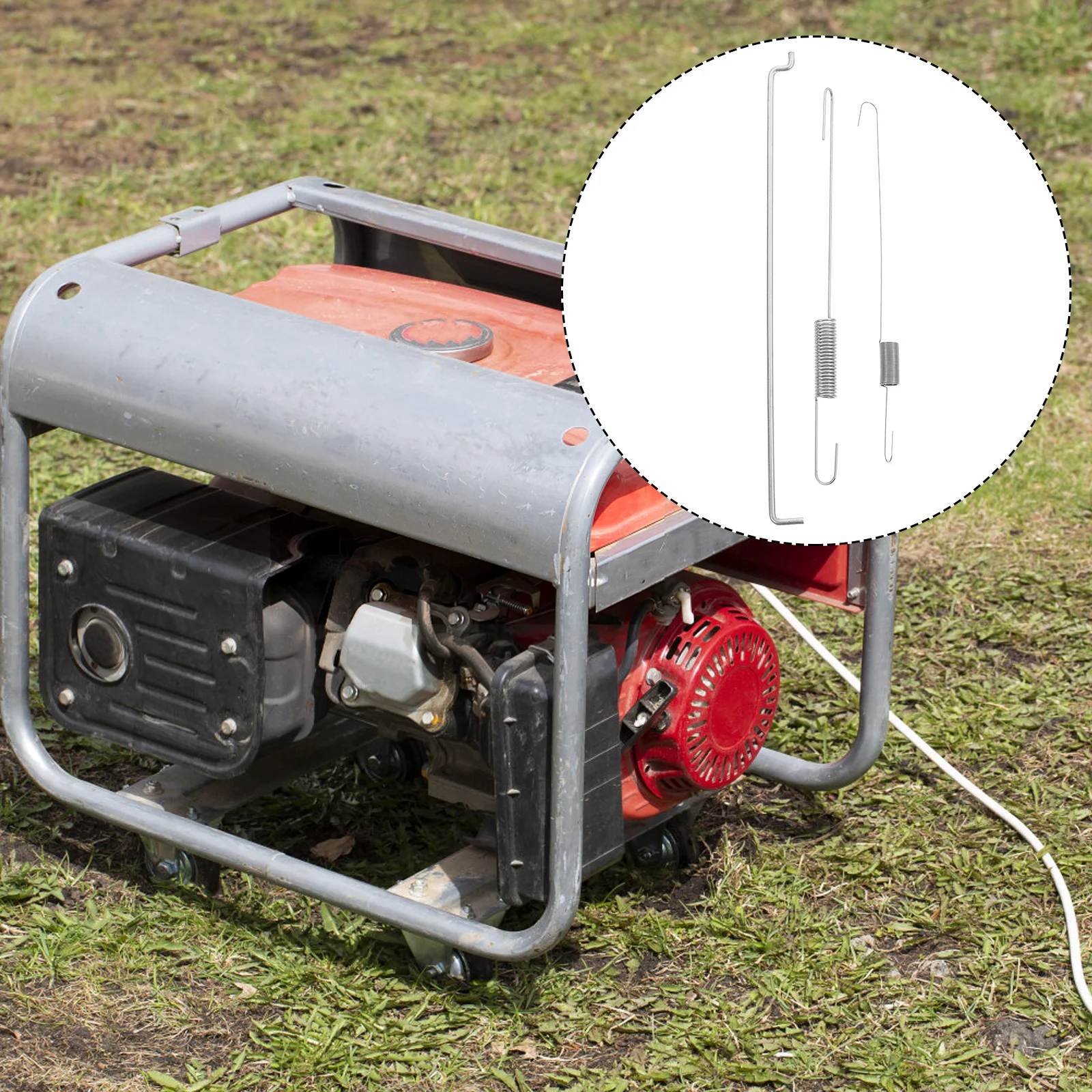 

1Set Engine Throttle Return Spring Kit Speed Control Spring Link Rod for Generator Carburetor Governor Repair High Performance