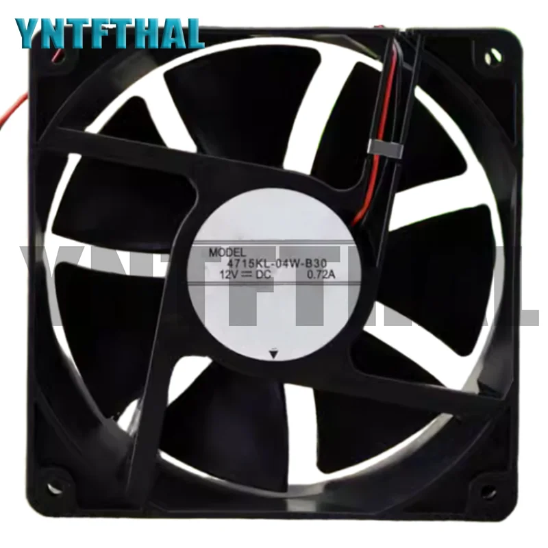 

New 12038 4715KL-04W-B30 DC12V 0.72A 2Wire Cooling Fan