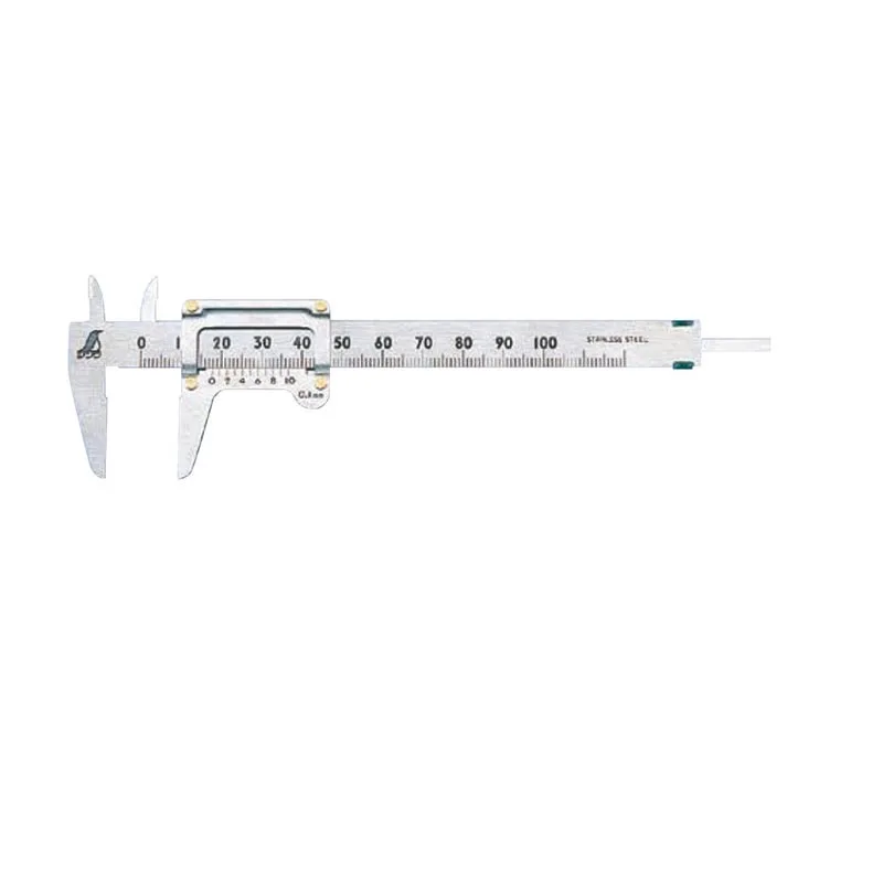 SHINWA Penguin Pocket Vernier Caliper 19518 Portable For Measuring Inspecting Outside Inside Depth Gap 1PCS