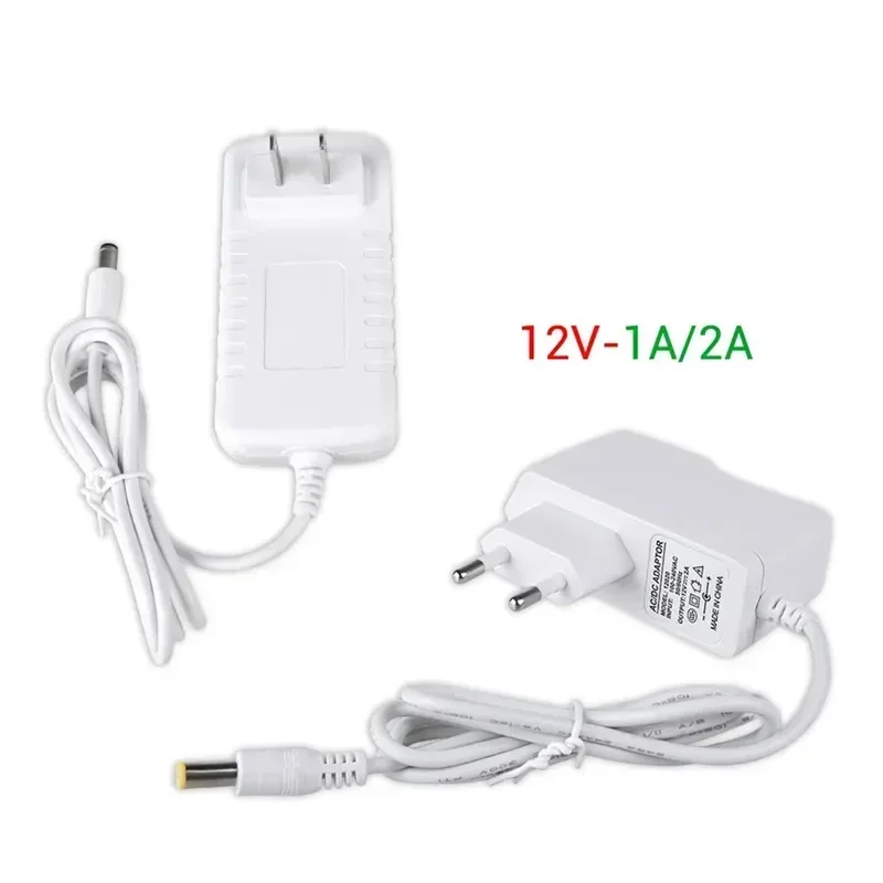 AC DC12V  EU US AU UK Power Adapter 1A 2A 3A Power Supply Adapter Universal Power Adapter Supply Charger adaptor For Light Strip