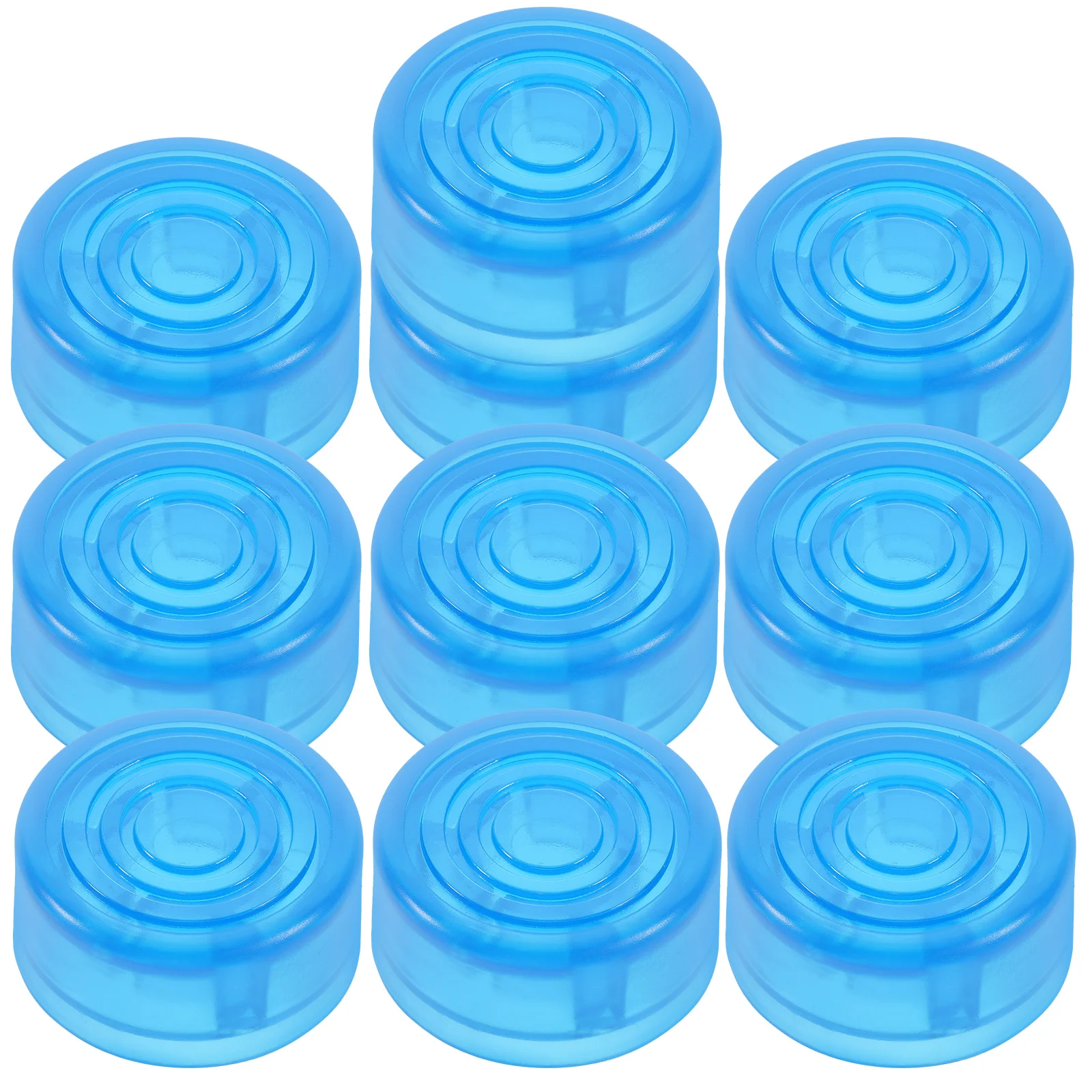 

10pcs Yellow Guitar Pedal Toppers Durable Plastic Caps for Electric Guitars Amplifiers Musical Instruments Parts Easy