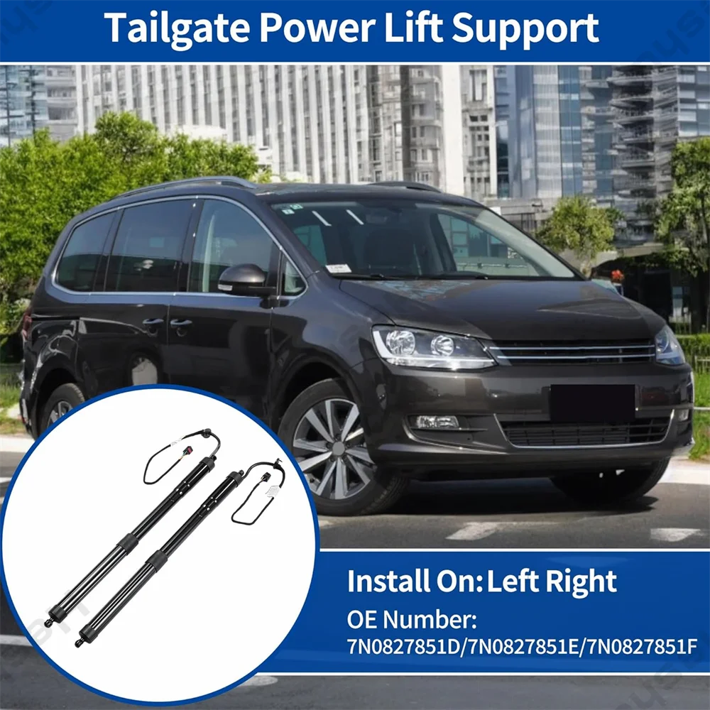 Rear Trunk Liftgate Power Hatch Lift Support Opener For Alhambra 710 711 MPV 2011-2020 Sharan 7N1 Electric Tailgate Gas Struts