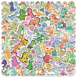 100pcs Mini Size Cute Cartoon Animals Dinosaur Sticker For Laptop Water Bottle Luggage Notebook Waterproof Graffiti Vinyl Decals