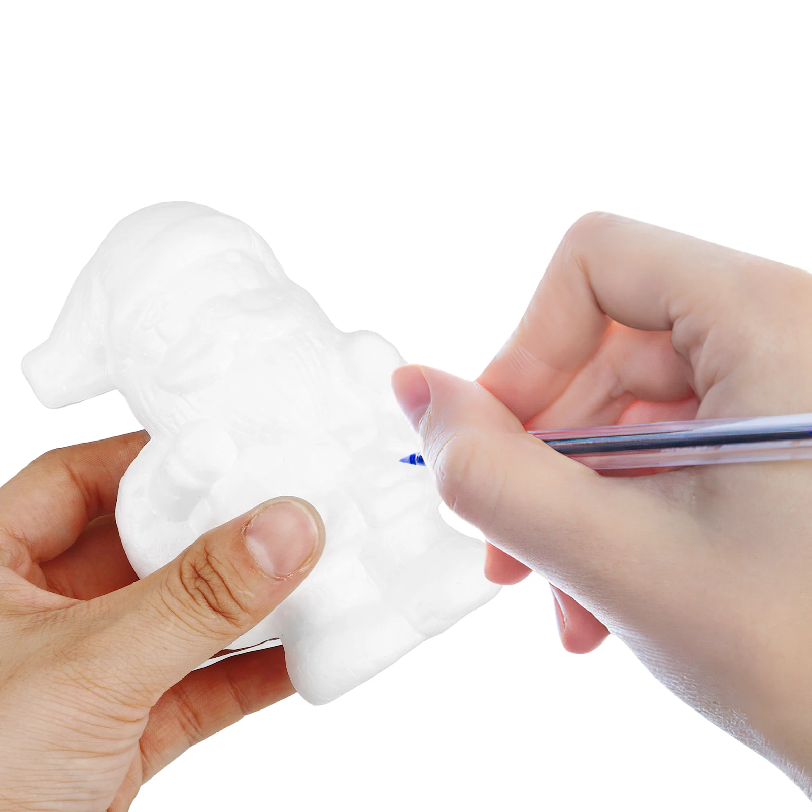 

6Pcs Santa Claus Handmade Crafts Colored Painting Christmas Tree Decor Wedding Evening Home Party Gift Crafts Gift Ornament