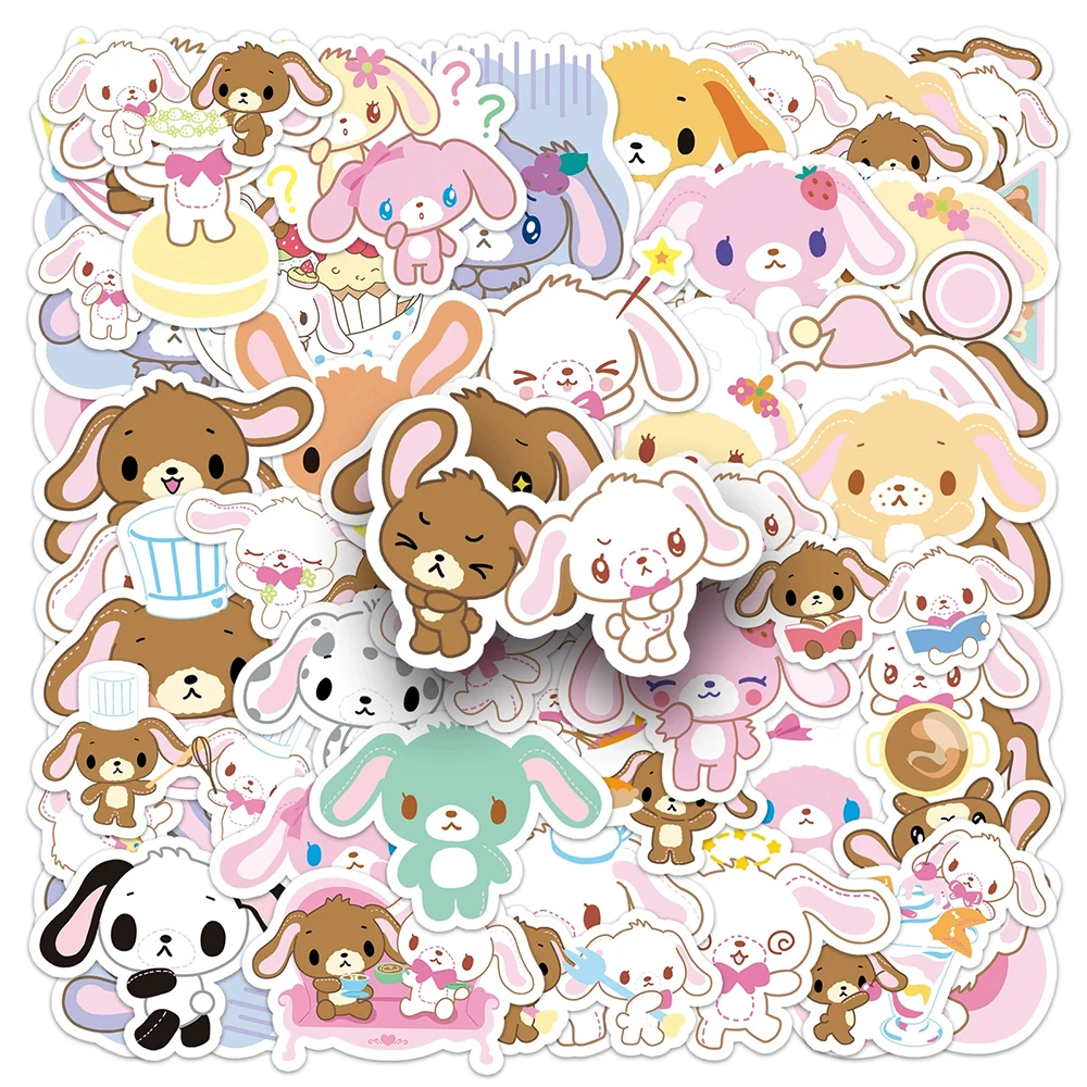 

10/30/50pcs Sanrio Cute Sugarbunnies Cartoon Stickers Kawaii Decals Laptop Fridge Phone Suitcase Decoration Sticker Kids Toys
