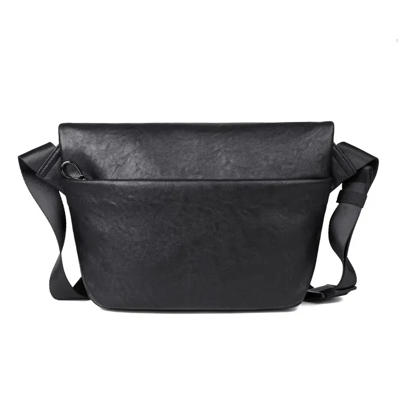 Fit 11 inch Ipad Fashion Outdoor Cycling Side Bag Male Leather waterproof Messenger Bag Men Bags Casual Shoulder Crossbody Bags
