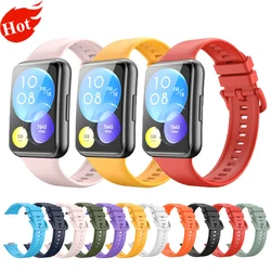 New Strap Silicone Band For Huawei Watch FIT 2 Strap Smartwatch Accessories Replacement Wristband Bracelet Huawei Watch fit2