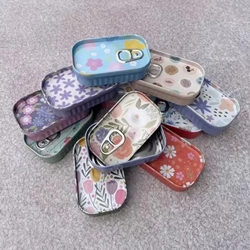 New Creative Small Tin Box, Can, Shape, Tin Box, Coin Earrings, Jewelry, Storage Box, Drawer Organizer And Storage