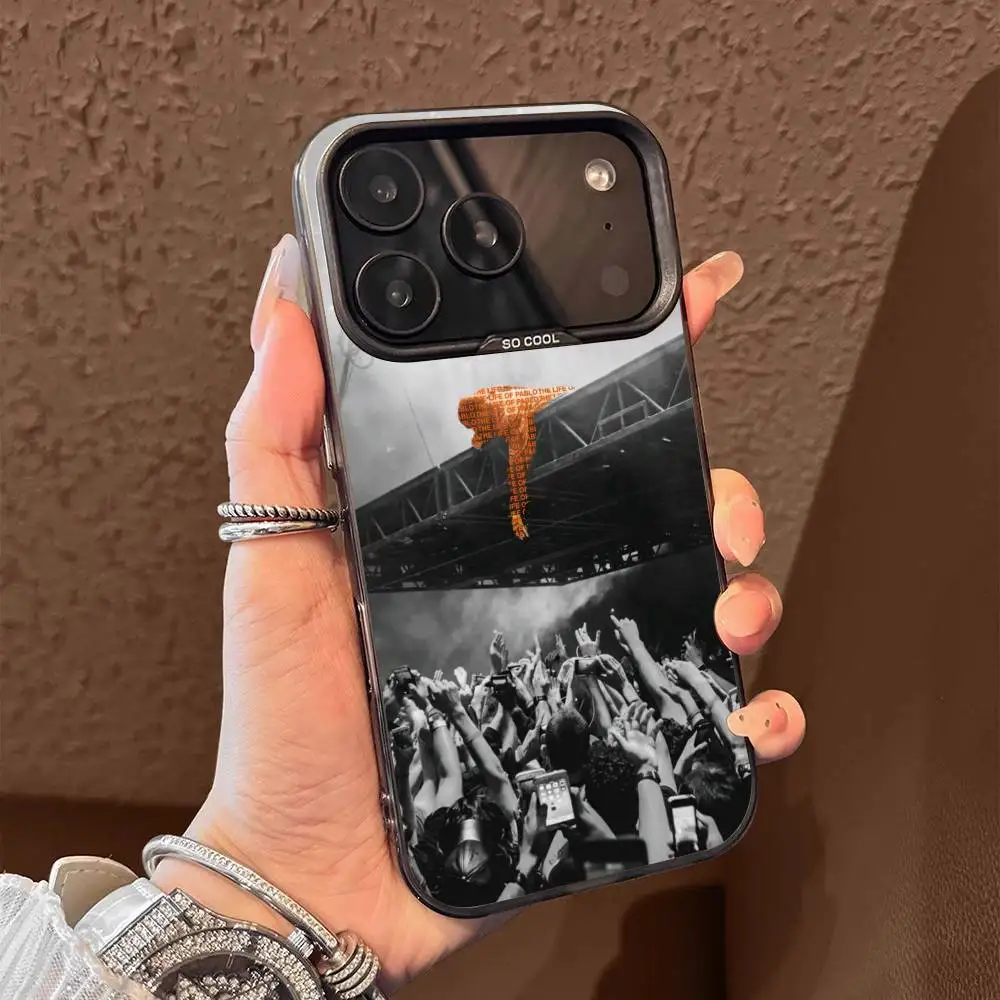 حافظة هاتف K-Kanye West Bully لهاتف iPhone 17,16,15,14,13,12,11,Pro,Max,Plus,E,Air,Mini Black Tpu