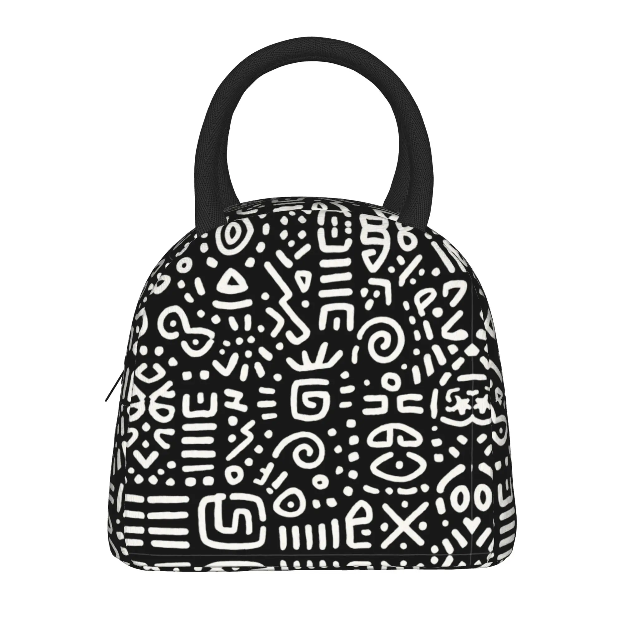 

Новая сумка для обеда с узором пауа и дизайном кору в стиле маори из Новой Зеландии, милая сумка-ланчбокс для женщин, портативная сумка-холодильник для улицы, сумка-тоут с принтом для еды