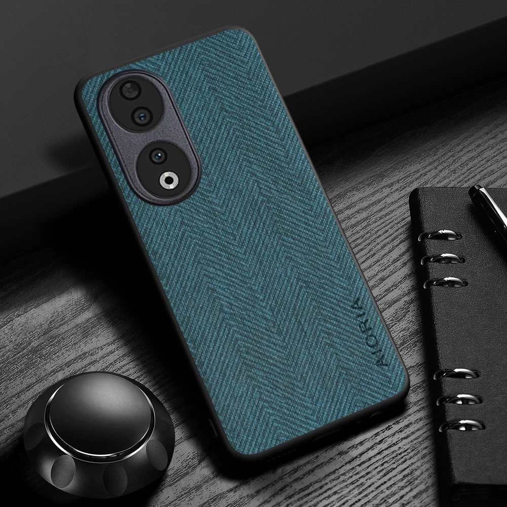 Case for Huawei Honor 90 Lite Smart 50 Design Simple, Lightweight, Durable Leather wood grain cover for Honor 70 view 5
