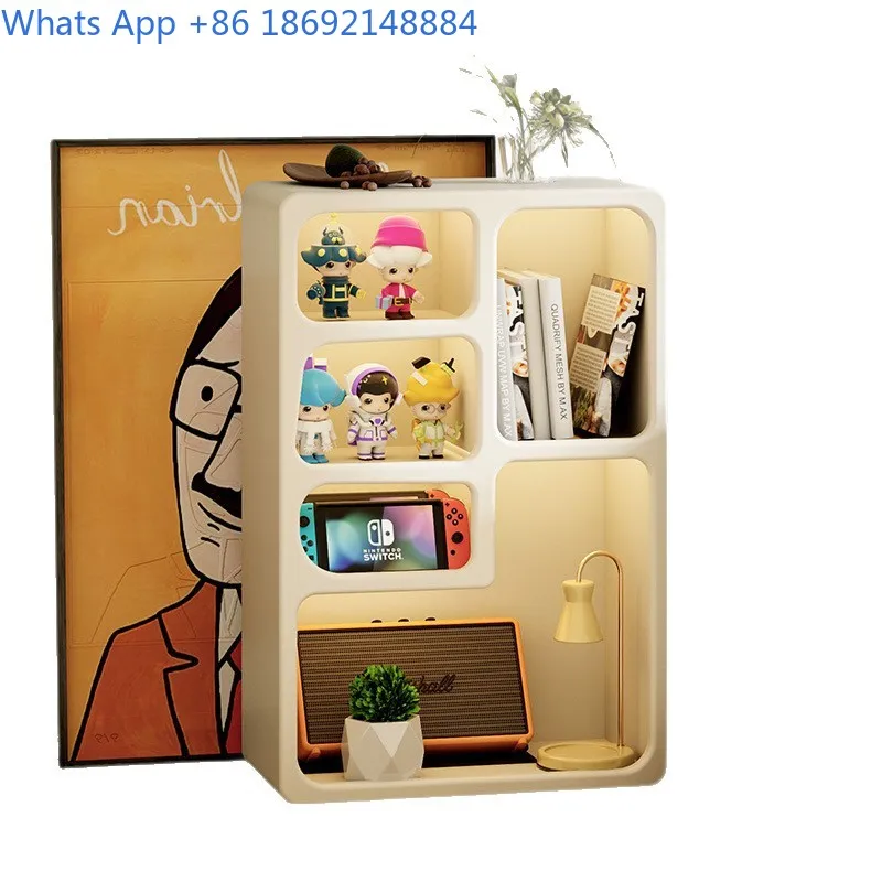 Creative Cream Style Modern Minimalist Living Room Side Table Bedroom Table Home Storage Rack Small Coffee Table