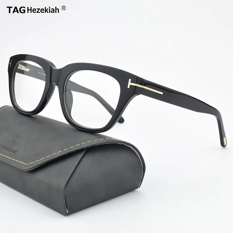 TAG Hezekiah Retro glasses frame men women T237 Square Eyeglasses designer optical Myopia reading prescription Acetate Eyeweas