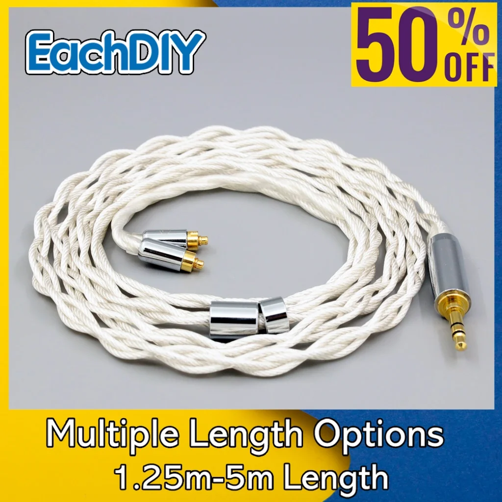 

Type2 Graphene 7N OCC Silver Plated Earphone Cable For Dunu dn-2002 4 core 8120