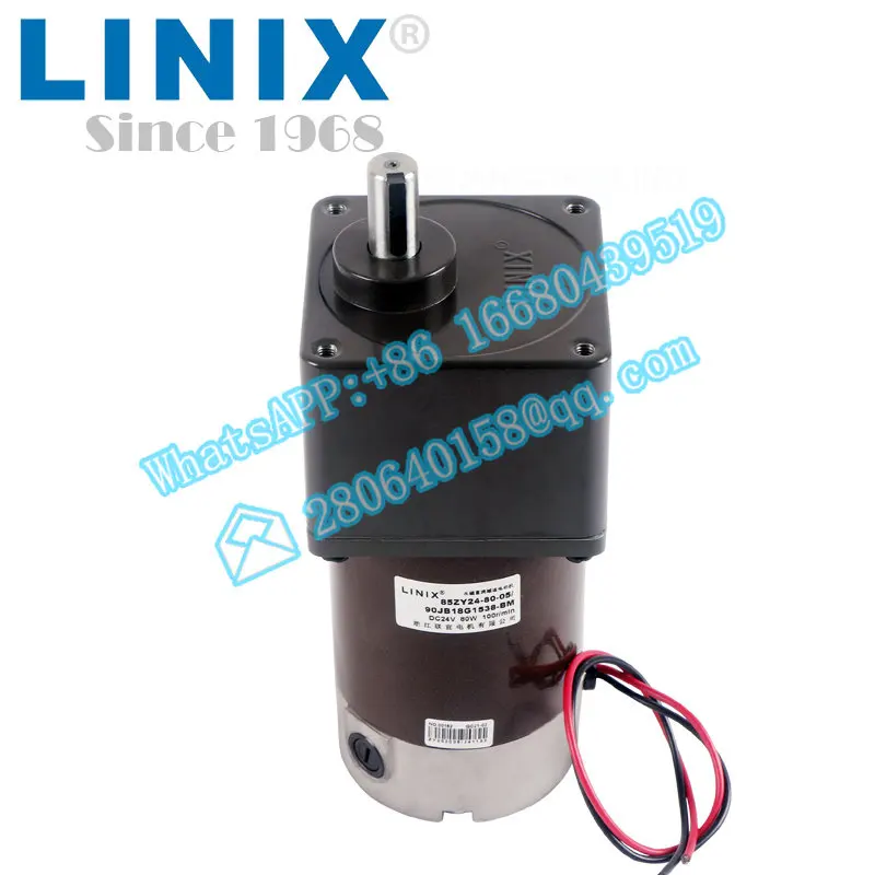 Factory Outlet Direct Selling 24V Single Phase Totally Enclosed High Torque Geared Dc Motor