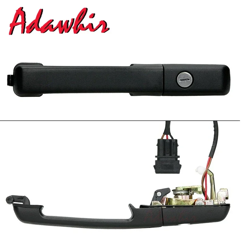 

FOR VW PASSAT B3 88-93 OUTER RIGHT FRONT DOOR HANDLE CENTRAL LOCK W/ KEYS 357837208A 357837206A 357837206AS