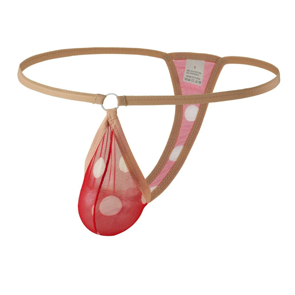 ملابس داخلية للرجال على شكل حرف T من الخلف لغرفة النوم والحفلات، حزام رفيع شفاف قابل للتنفس