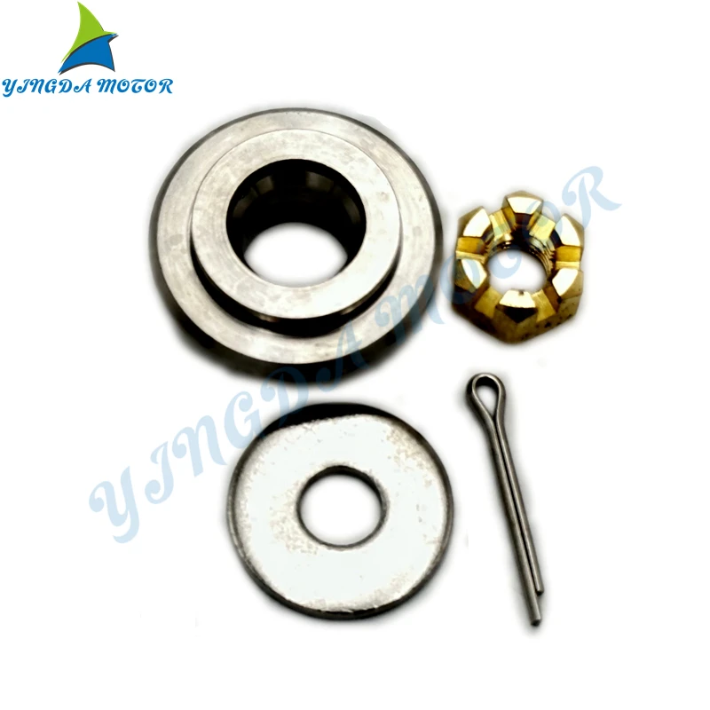 Hélice espaçador Kit para Yamaha Outboard, Barcos Pin, Placa de algodão, Hélice de arruela, 9.9, 15HP, 6E7-45987-01, 90201-10M01, 90171-10M01, 91490-30020