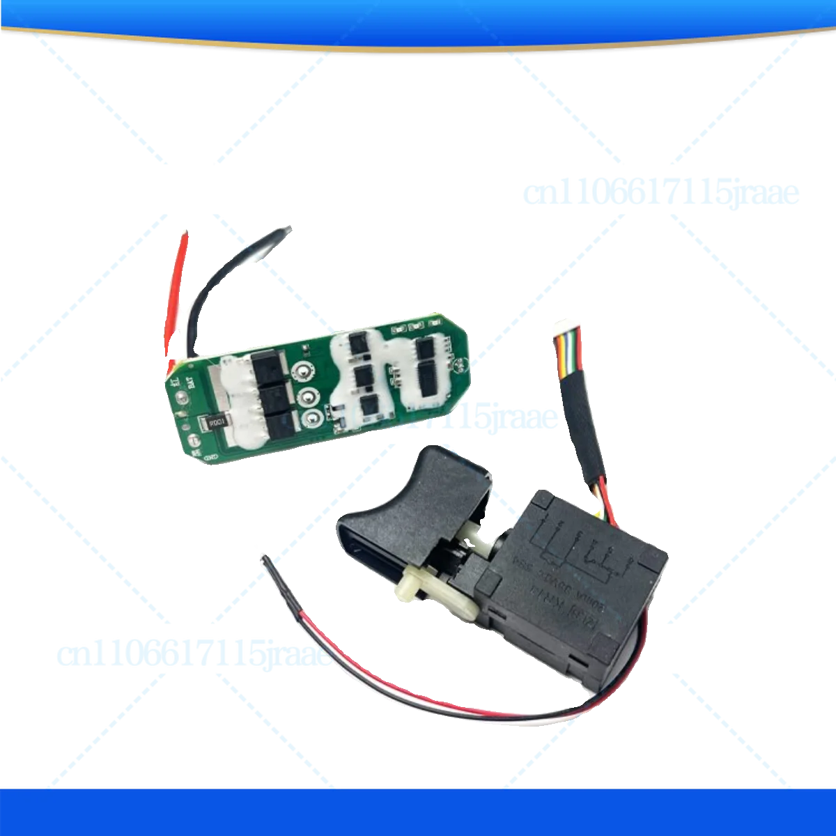 For Delixi 16.8V small steel cannon lithium electric drill control board pistol drill power tool accessories switch