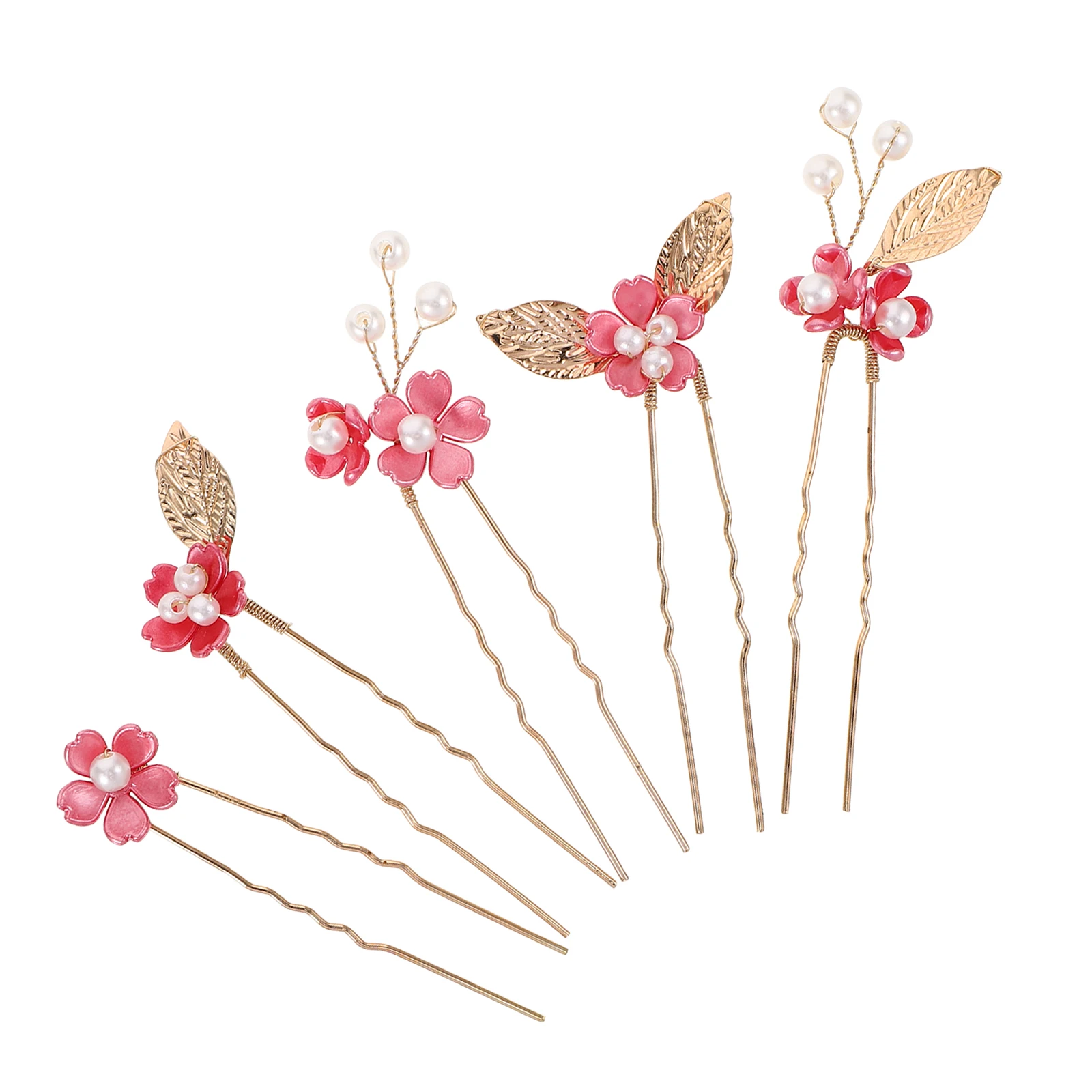 

5 Pcs Flowers For Hair Bridal Flower Floral Accessories for Women Unique Design Wedding Bridesmaid Decorations