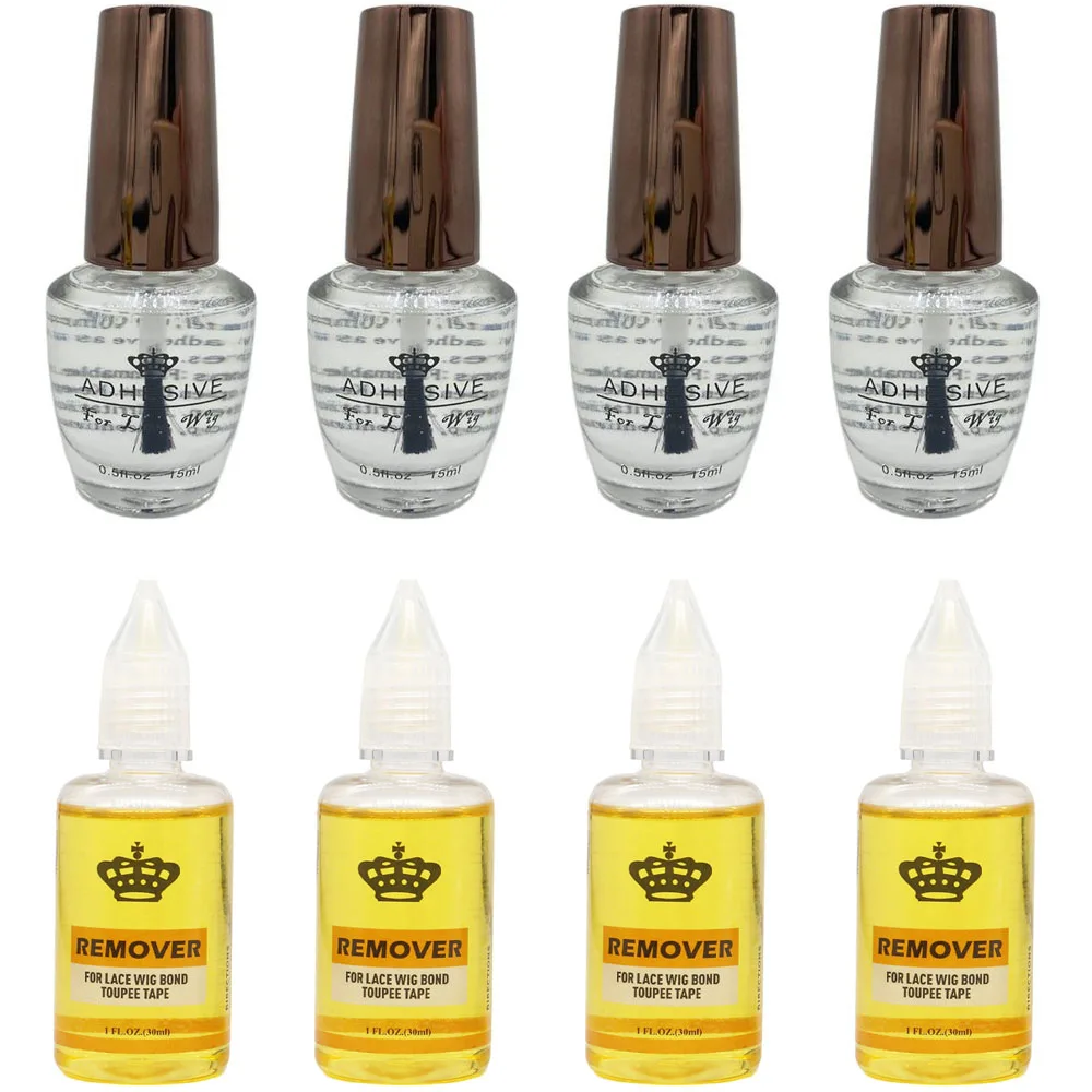 

1/2 PCS 0.5FL.OZ(15ml) Wig Adhesives For Lace Wigs Hair Beauty Salon Accessory Wig Glue Toupee Professional Liquid Hair Glue
