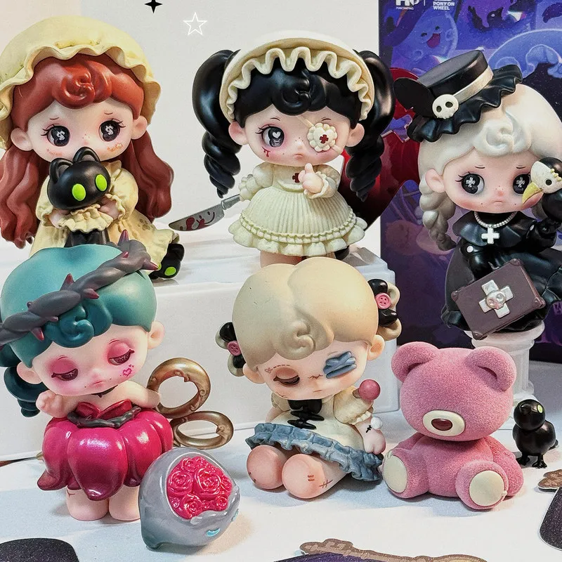 

Оригинальная коллекционная фигурка TARTI Ghost In Hotel Series Blind Box: милая и мрачная аниме-фигурка, настольное украшение, игрушка-сюрприз, подарочная коробка