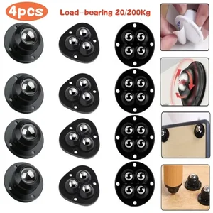 Selbstklebende Sumpfscheibe, Universalrad, 300 kg Ladung, Rollen, Edelstahlrad, 360 ° -Drotation, neu, 4pcs 10 Hauptverkaufskleiderräder - №8