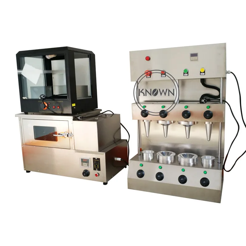 

Electric Pizza Cone Moulding Machine Automatic Cone Maker Waffle Oven Commercial Bakery Oven