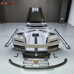 MSY Style Dry Half Carbon Fiber Car Body Kit With Hood For Rolls Royce Cullinan 2018-2019