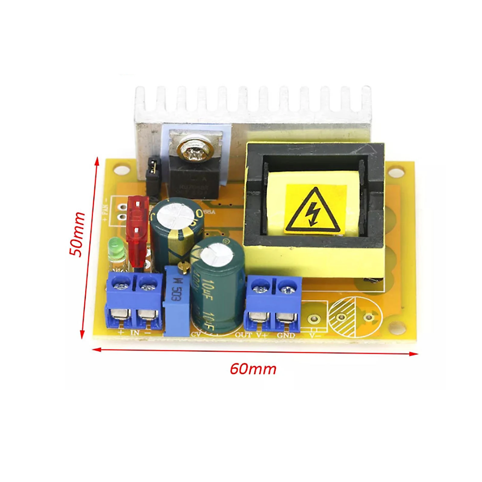 DC-DC 8~32V to 45~390V ZVS Step Up Booster Module High Voltage Boost Converter