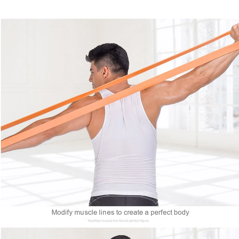 Fasce di resistenza elastici lunghi 208cm fascia di resistenza per l'allenamento della forza dell'espansore di allenamento in palestra di casa