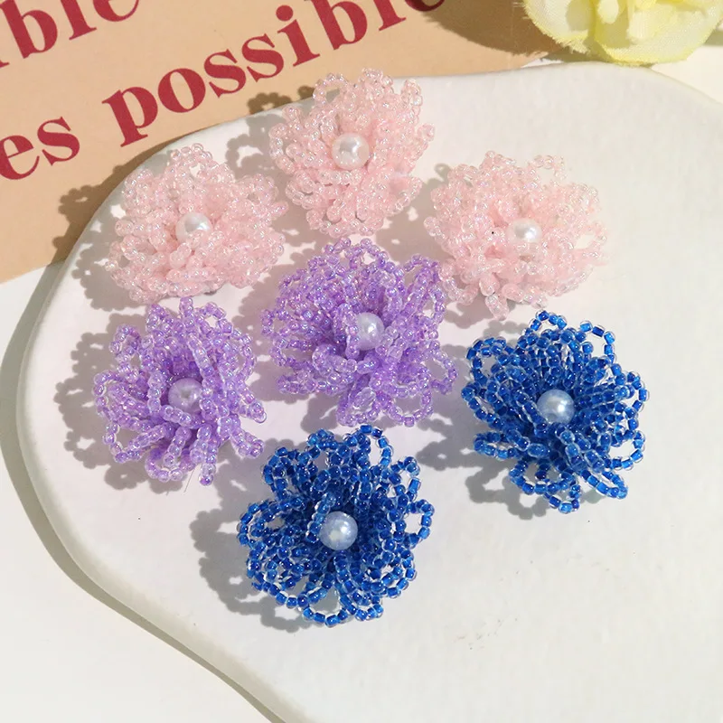 

2pcs Exquisite Crystal Flower Patches for Clothing Crystal Beaded Applique Shoe Flower Jewellery Making Decoration Accessories