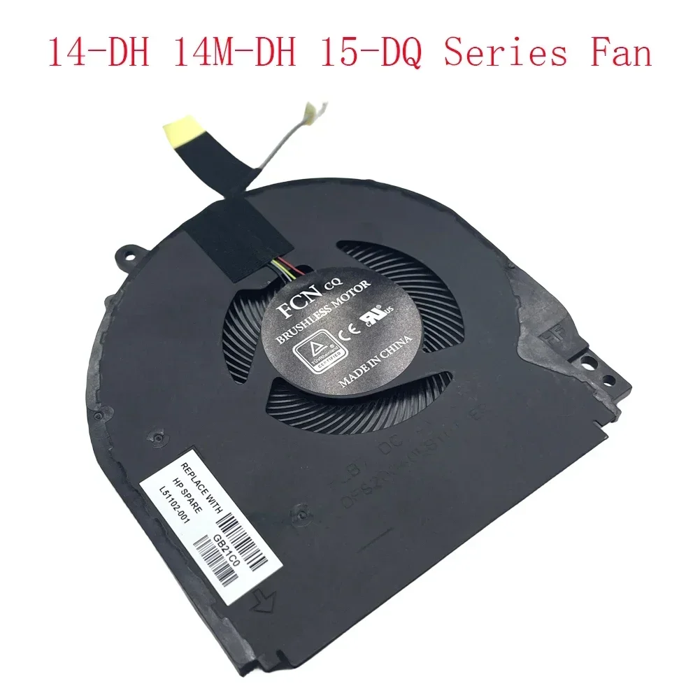 New CPU Cooling Fan for HP X360 14-DH 14M-DH 15-DQ 14M-DH0003DX 14-DH1036TX 14-CD 14M-CD 14M-cd0001dx  Series fan