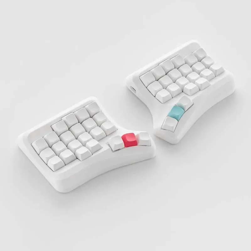 Ergohaven Velvet V3 Wired Split Mechanical Keyboards Kit Hot Swap MX Switch Support VIAL Keymap 3D Printing PLA PC Gamer Gifts