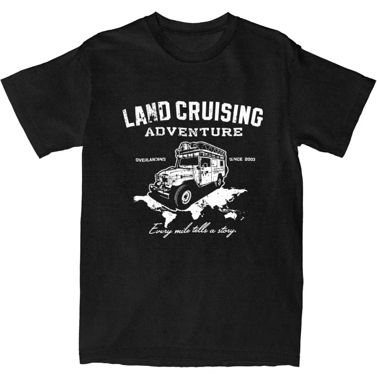 Men Women Land Cruiser 80 Landcruising Shirt Apparel Vintage Cotton Overland Travel T Shirt Top Tee Clothes Original