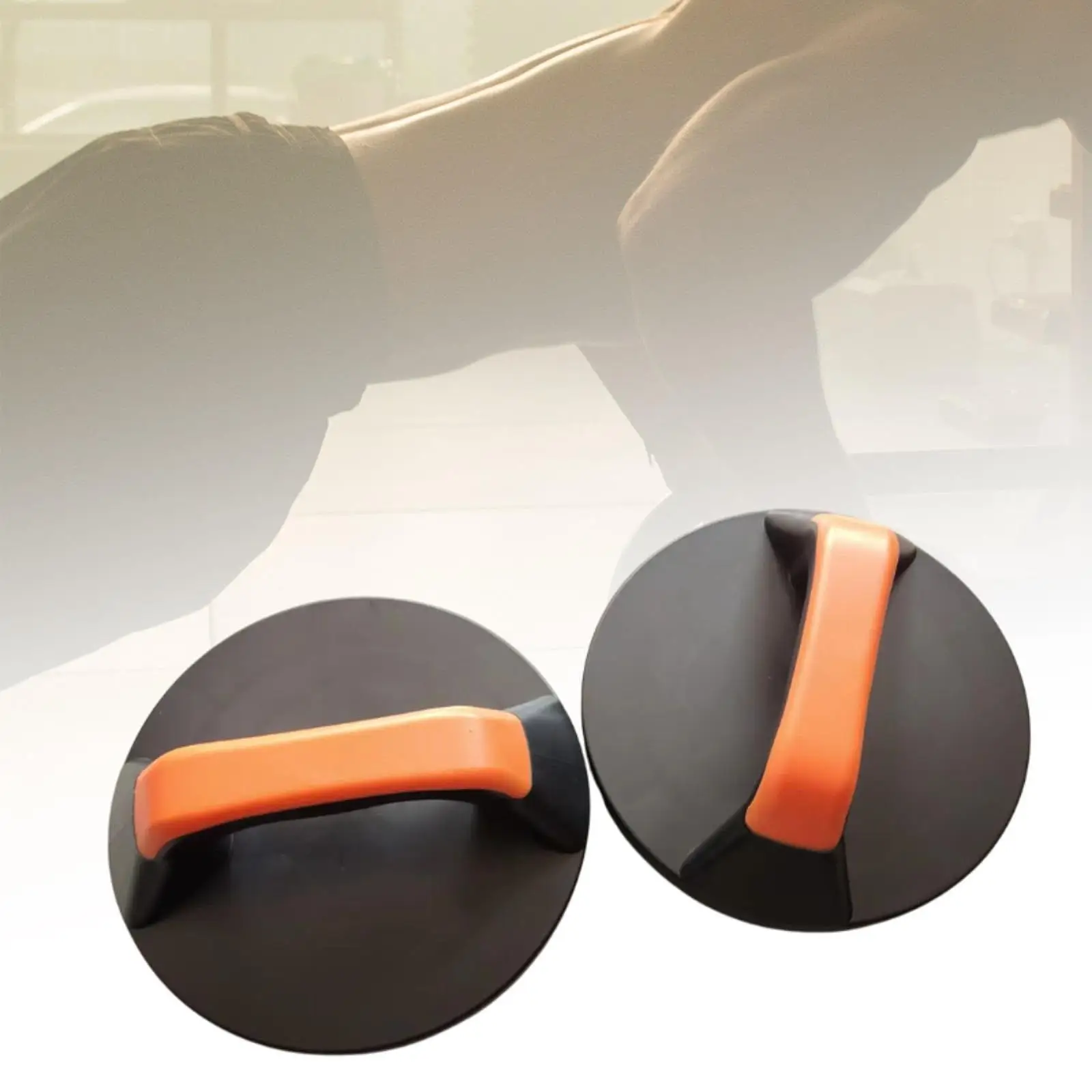 2 Pieces Rotating Push up Handles for Floor Round 360 Degree Rotatable Push up
