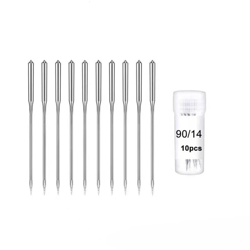 50Pcs Universal Sewing Machine Needles - Sharp Point Needles for Singer, Brother & Low Shank Sewing Machines