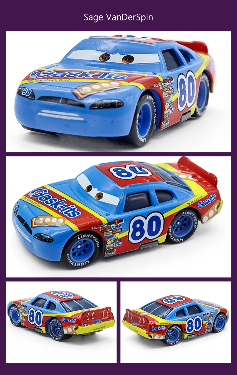 Spielzeugautos Piston Cup Racing Series Rennwagen McQueen Rusty Cornfuel Aiken Axler Chuck Armstrong Legierungs-Spielzeugauto Kindergeschenk – Detail 17