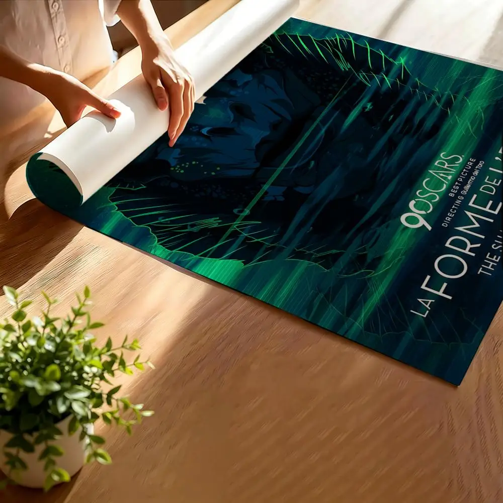 Movie T-The Shape of Water Poster High-definition  poster stickers, suitable for bedroom, living room, home decoration