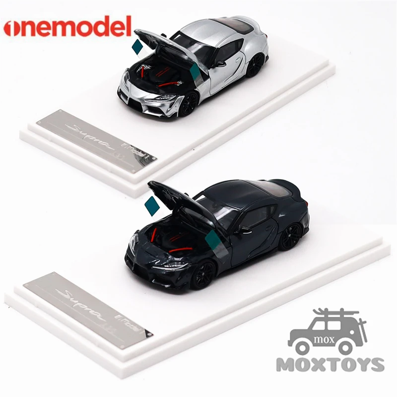 

Model One 1:64 GR Supra A90 Mk5 Silver Navy Grey Limited699 Diecast Model Car