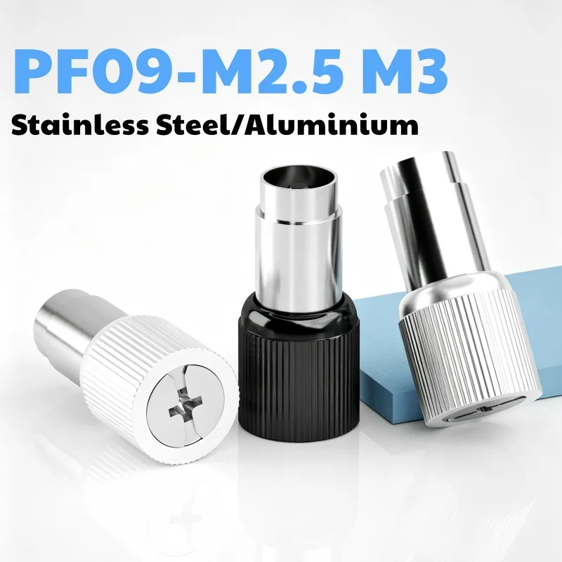 Stainless Steel/Aluminium PF09-M2.5 M3 Pressure Riveting Type Loose Screw Does Not Come Out Spring Screws