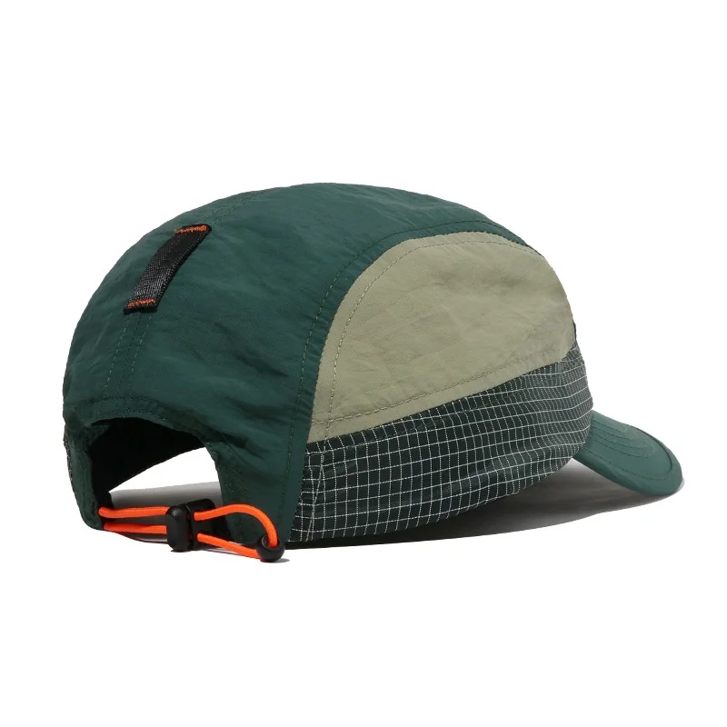 Mode verstellbarer Hut 5 Panel Kappe schnell trocknende Kappe Hysterese nhüte Unisex Baseball mützen Sonnen hüte – Detail 8